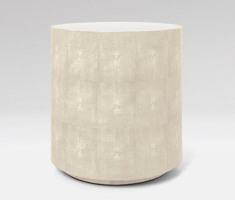 Bruce - Side Table: Ivory